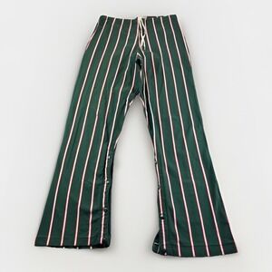 Vintage 70s Milwaukee Bucks Sand Knit Pants #20 Player Issued Green Striped NBA